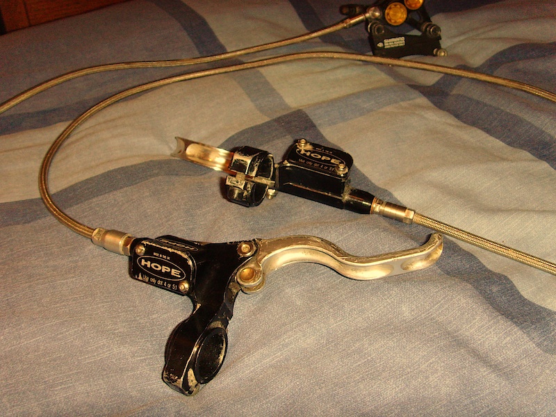 hope levers with braided cables