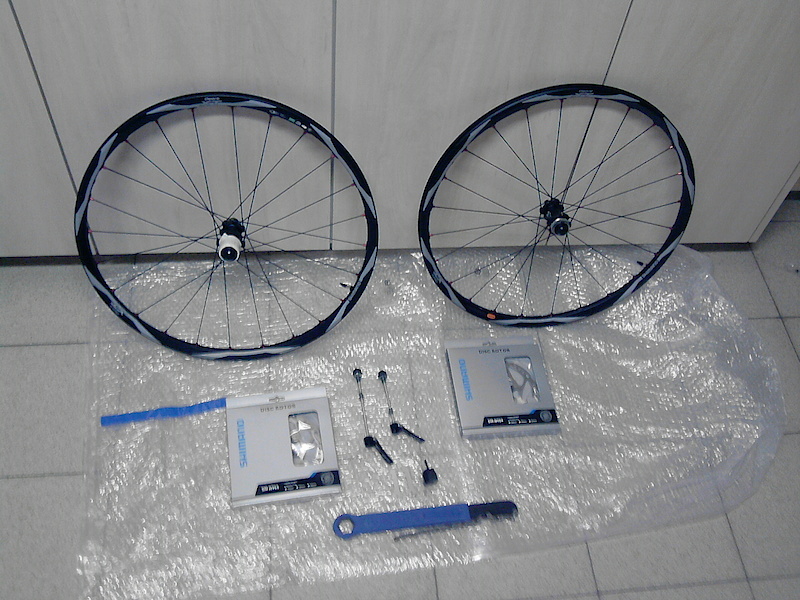 New discs, wheels and tools to install them.