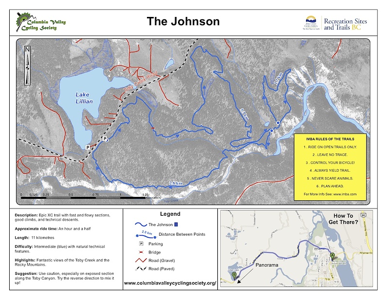 Map of the Johnson