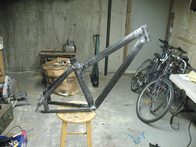 homemade carbon bike frame