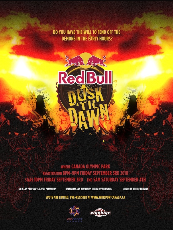 Poster for Red Bull Dusk til Dawn.