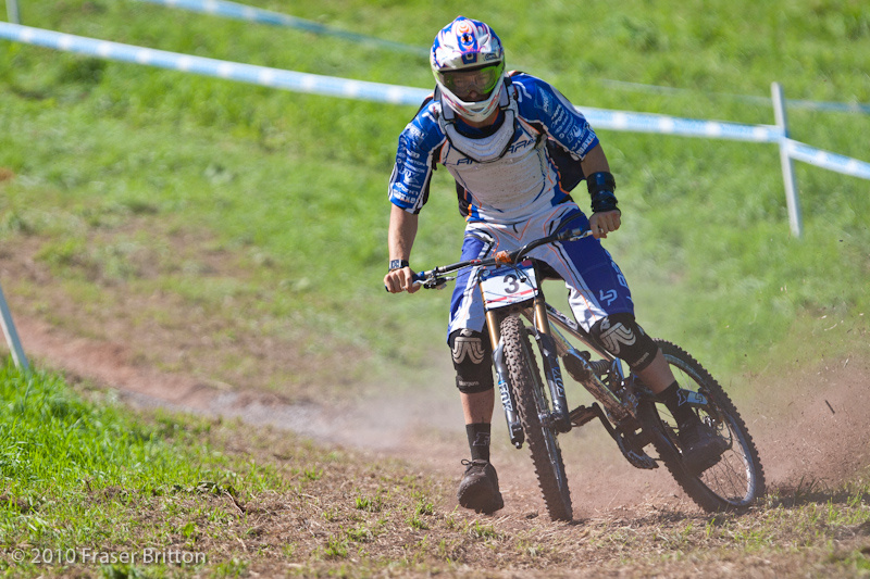 Flats were the story all weekend, with plenty of riders getting punctures. Blenki got 2 in back to back runs this morning, luckily he kept the air in his tires during finals.