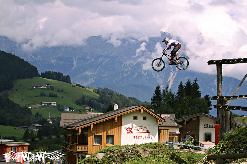 The biggest drop in Leogang