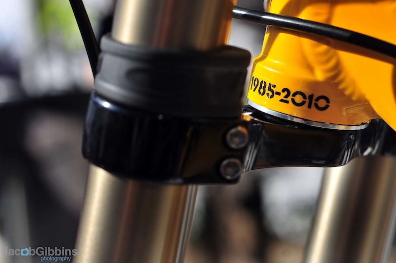 Burly headtube detail on the 303DH.