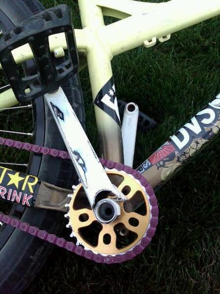 note that the crank not only snapped but did a 180 to the other side. wasnt the prime of my day