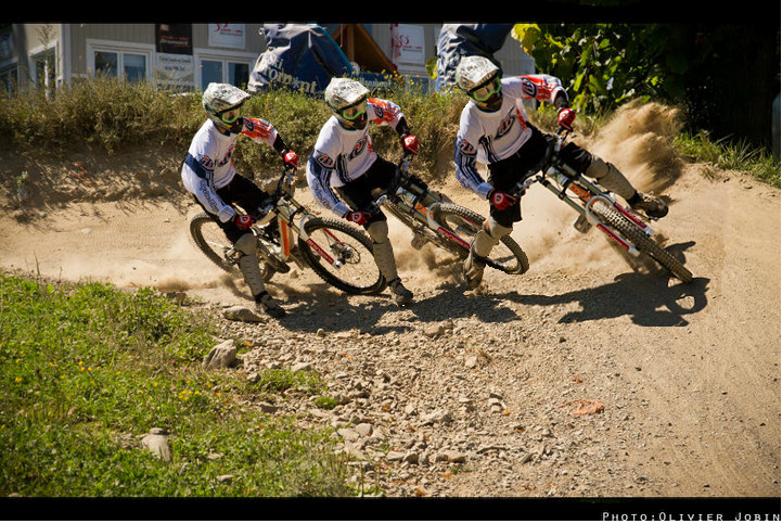 Sequence on the last berm at bromont.