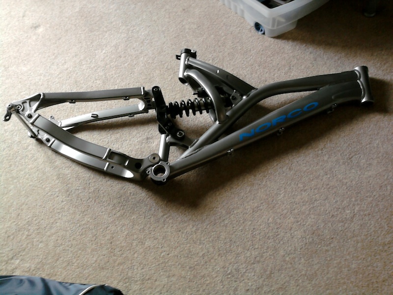 Frame of the Norco at the beginning of the project in 2010 :)