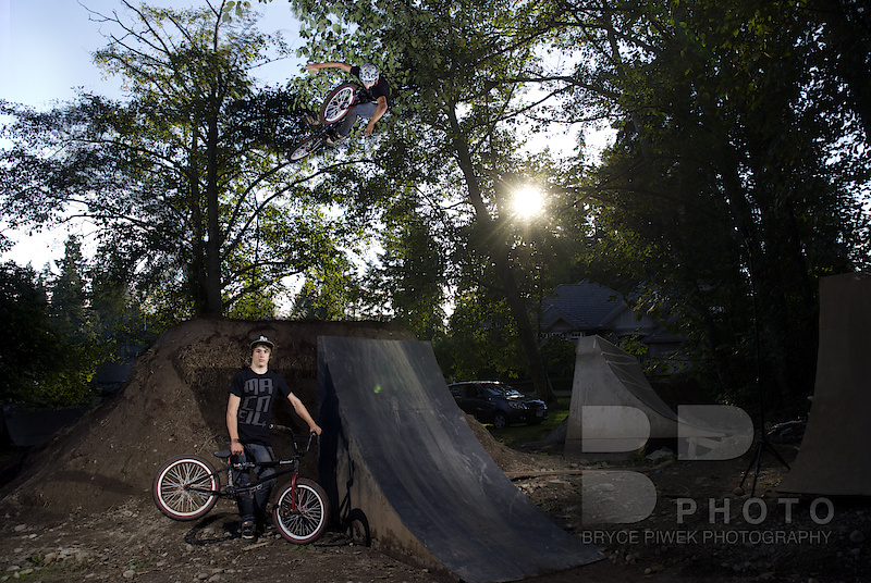 Take No.3 360 tuck no hander, first one on a dirt jump - stomped