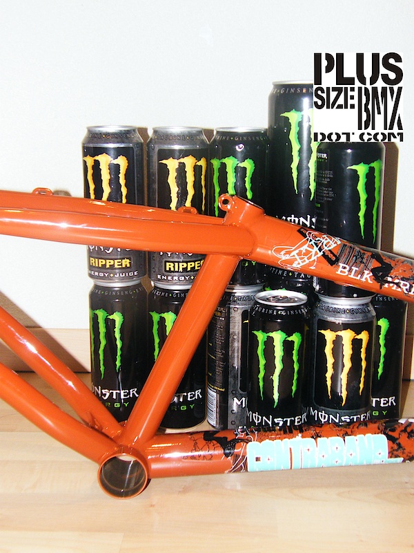The BLKMRKT Contraband frame. Check out www.PlusSizeBMX.com for the product review!!