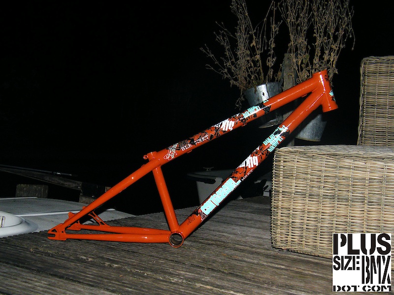 The BLKMRKT Contraband frame. Check out www.PlusSizeBMX.com for the product review!!