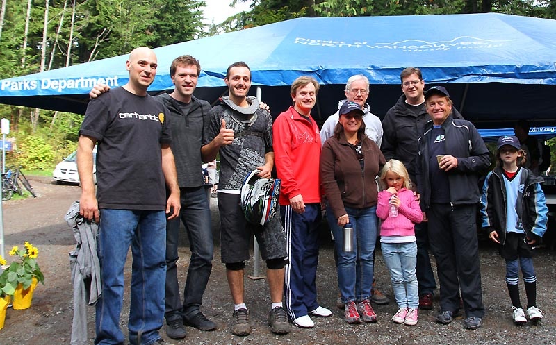 On September 25th, 2010, the District of North Vancouver officially opened the Bobsled trail.  The work was grant-funded and done by a six person trail crew.