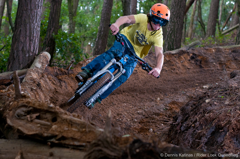 Little ripper hitting the berms for a Canadian Dirt Imports shoot.