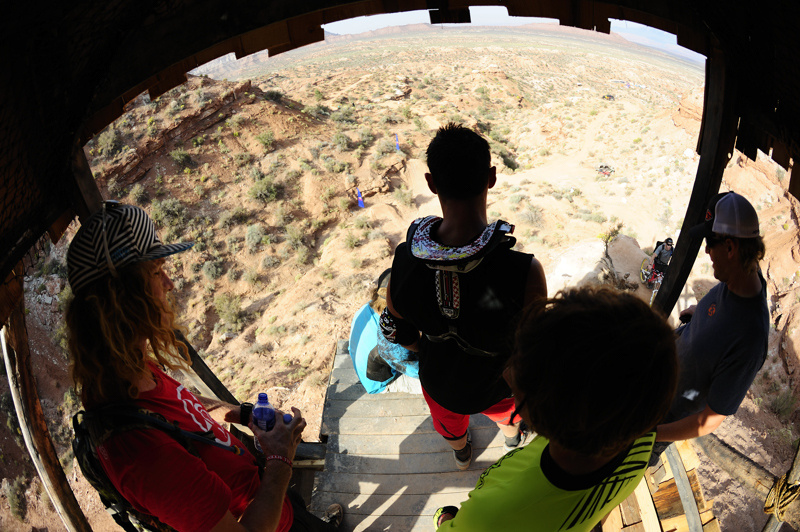 The view from the Oakley drop. Yea, it's a long way down.