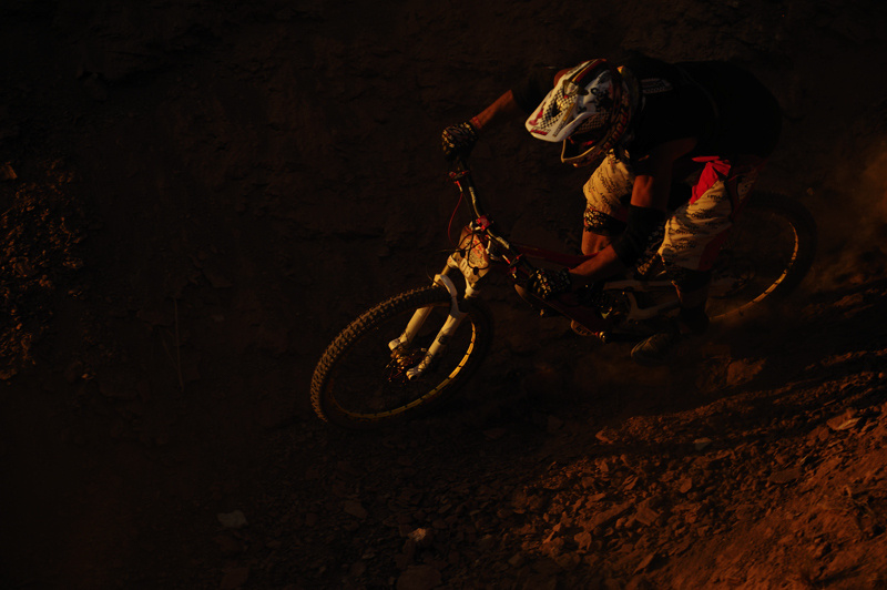 Cedric Gracia, racing against the dying of the light.