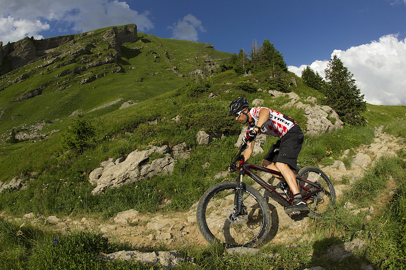 Trek Remedy in Chatel France. 
Photo by Sterling Lorence.