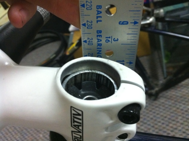 steerer tube too short