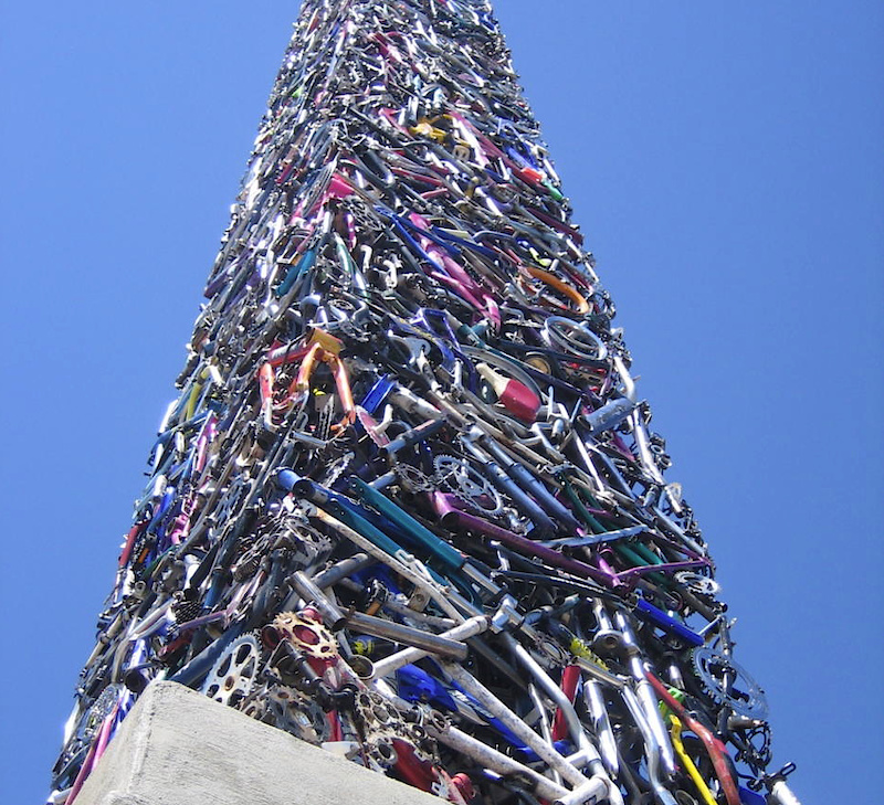 Tower from bikes O_O