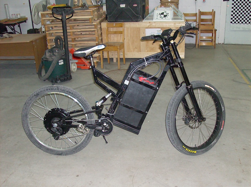 the electric fury all done and rideable very nice result im happy and xtumer is happy as well