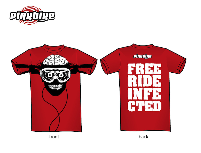 Freeride infected T-shirt, Sick threads Contest.
