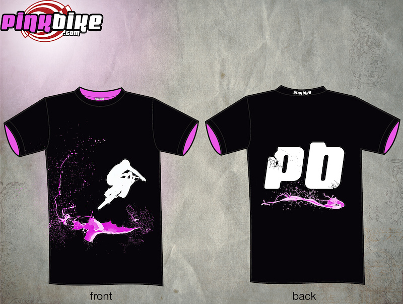 Shirt made for Sick Threads Contest but this time is done in just 3 grades of pink...