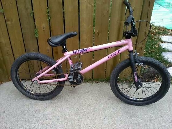pink gt bmx