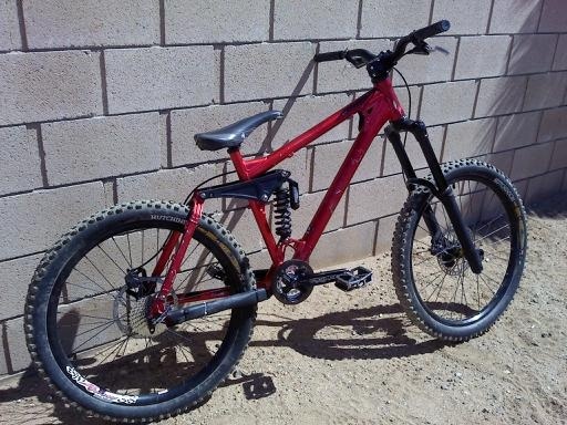 raleigh ram tx 2500. some manitou travis 180mm and a 4-way. beastly