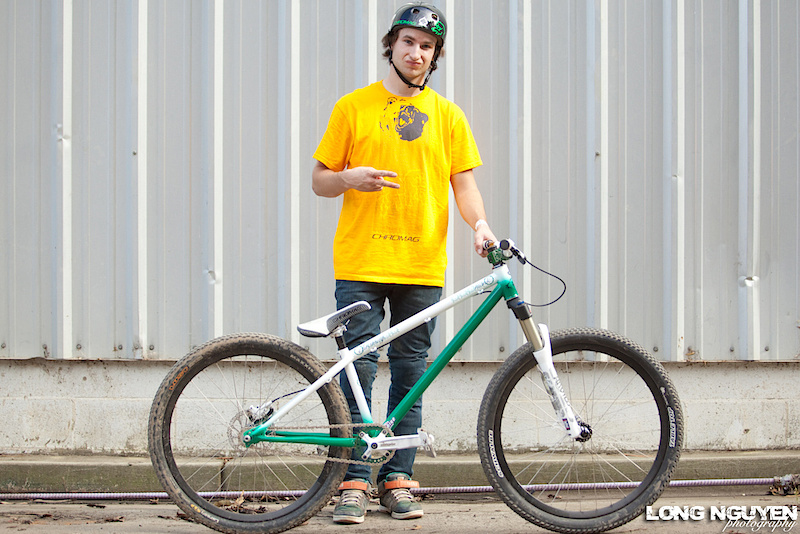 Reese Wallace staying calm with his Chromag Monk
