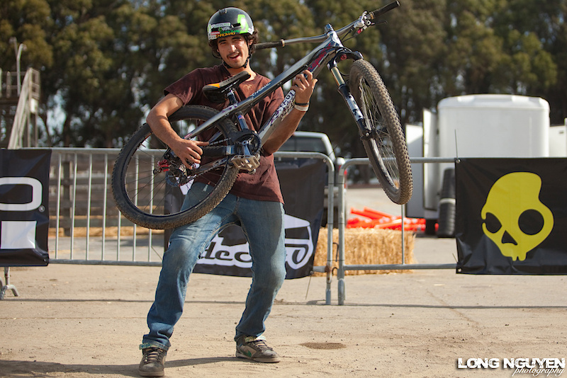 Kyle Jameson is rocking out to his Scott Voltage