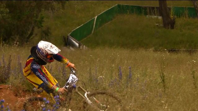 Australian action sports and music festival, video screenshot from the 2060 downhill event.