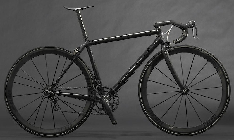 Spin, lightest bike in the world.

3195 grams or 7 lbs
