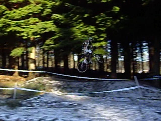 Stylin the jump at the mini dh in december bad quality as it was cut from film
