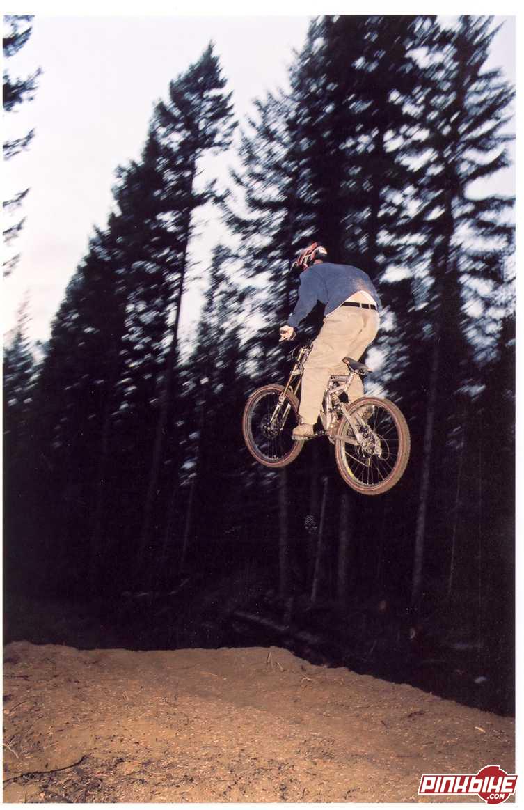 Shaun jumping the shore