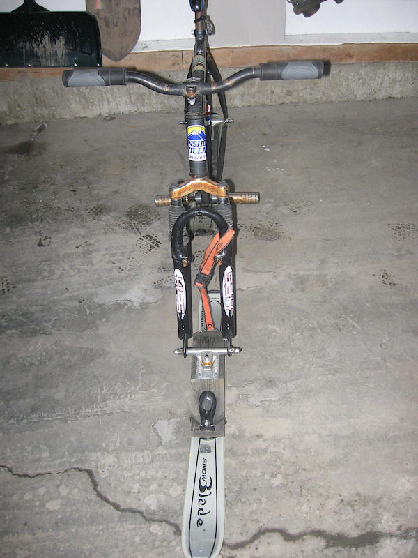 My Ski bike from the front