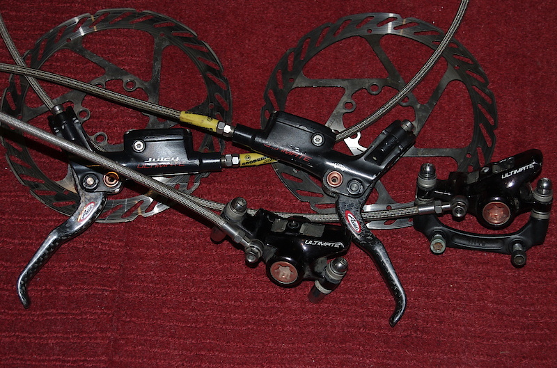 Avid Juicy Ultimate Carbon/Titanium disc brakes For Sale