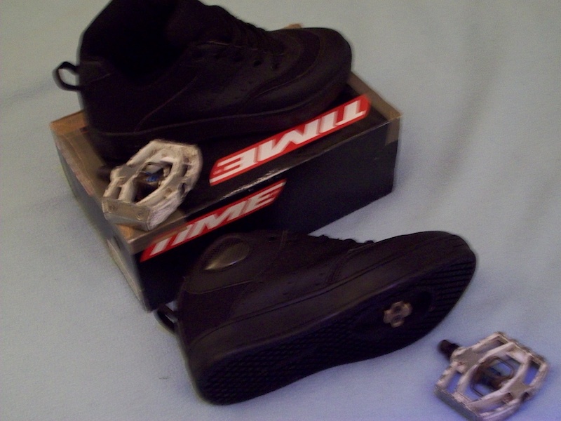forsale timer dxz spd shoes forsale complete with cleats and crank brother mallet pedals