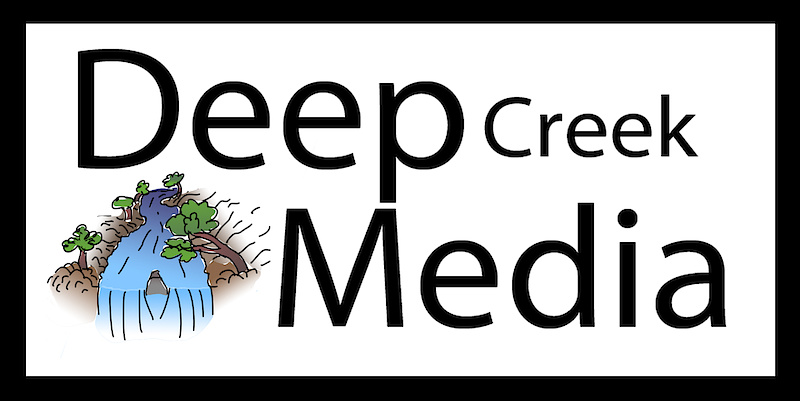 a new logo i designed for deep creek media
