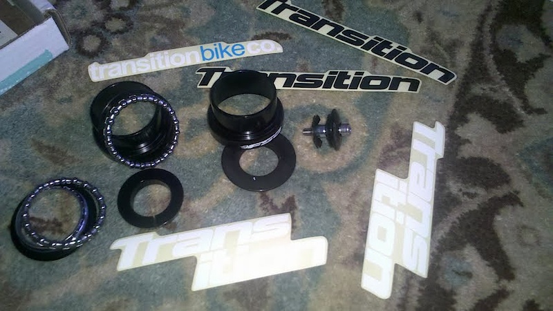 for a kid riding with intense i sure as hell got a lot of transition stickers. FSA reducer headset
Pedalshop