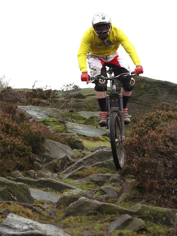 Josh Lewis at Wharncliffe craggs