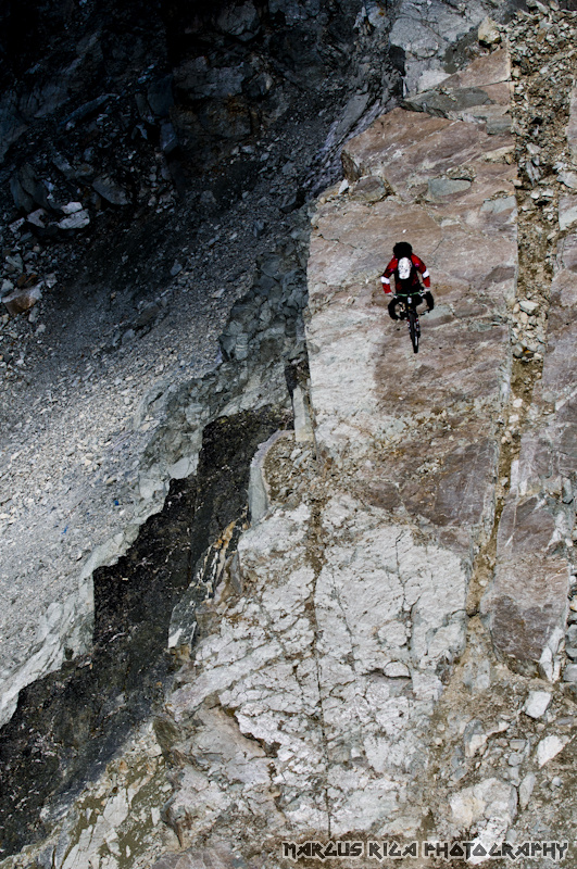 Ryan sending the Saddle line on Whistler BC.