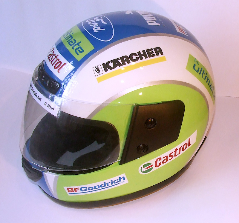 go-kart helmet inspired by Ford WRC, no vinyl stickers , all painted

www.bkaero.pl