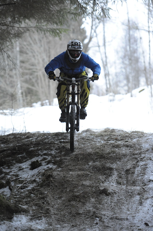Some winter riding at home.