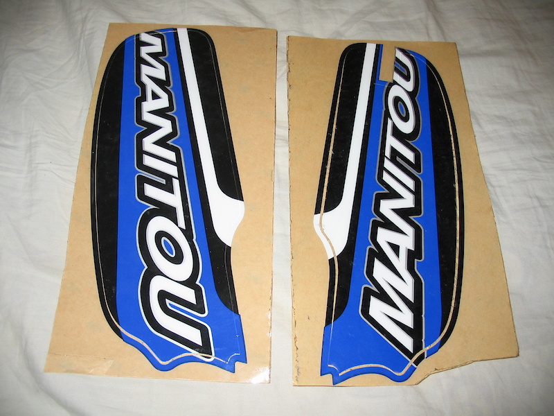2010 Manitou Dorado lower fork guard stickers For Sale