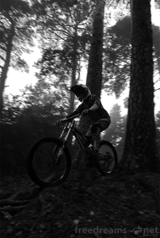 Andre Bertilsson in the fog