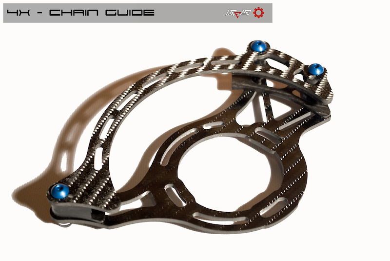Carbon chain guide - 4x Weeze Bike Components