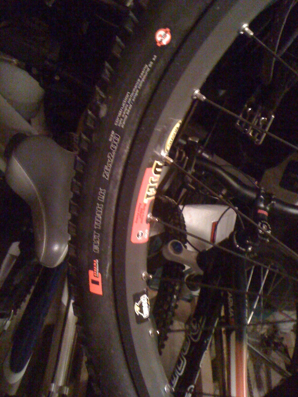 Shimano saint collection of hub, wheel, mech and tire