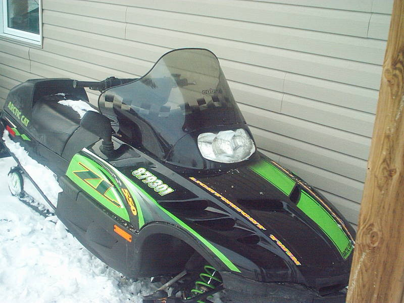 2000 arctic cat zl 550 twin pipes For Sale