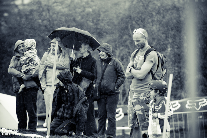 Some were better prepared for the rain than others