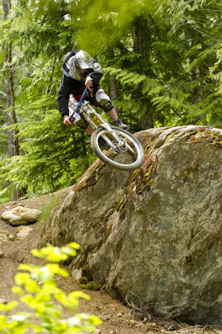 Every day we ride the Whistler Bike Park from 10 am - 4:30 PM. Then we ride The Compound from 6-10. Can you say ride all day?