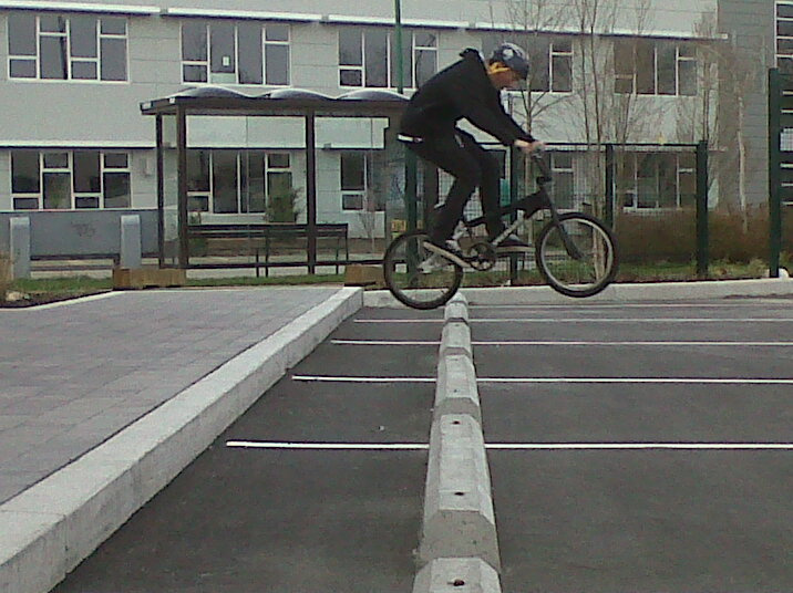 Me on My BMX for the forst time in three months