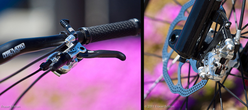 Those who want a matching bike will be stoked to see that the XO brakes get the same polished finish seen on the rest of the XO Silver group.<br><br><span style='font-size:19px'>XO Silver brake details:</span<br><br>- Metal parts taken to a high polish<br>- Adjustable reach and contact point<br>- Uses new HS1 rotors<br>- 140mm (<i>rear only</i>)/160/180/200mm rotor options<br>- Carbon lever blade<br>- Weight: 333 grams